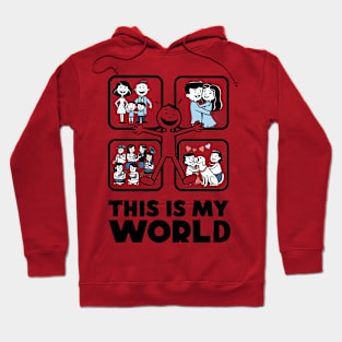 My World in Squares: Stickman Edition Hoodie